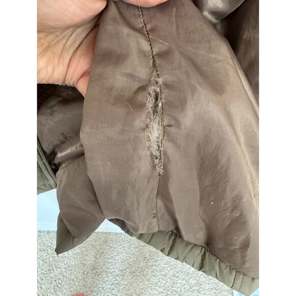 Michael Michael Kors Olive Green Down Puffer Jacket Small - Picture 4 of 11